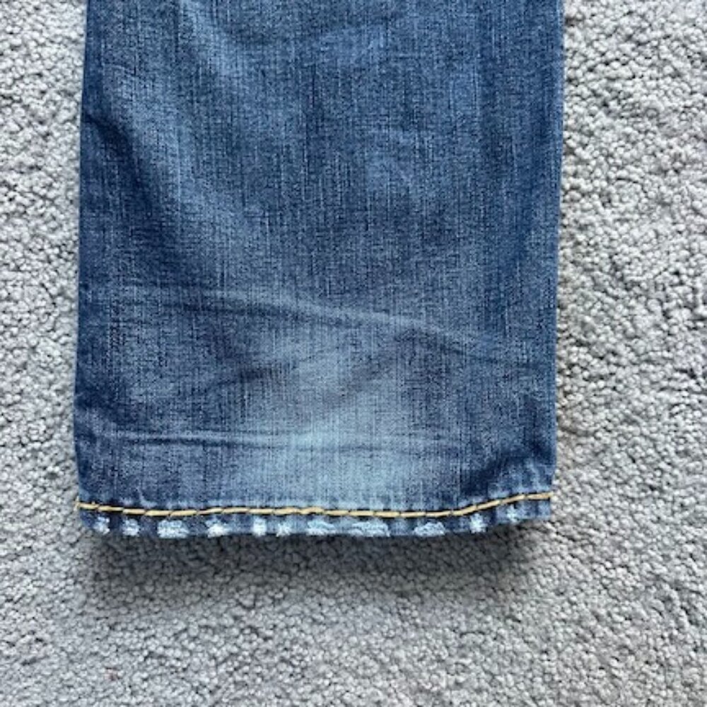 True Religion Vintage Ricky Super T Jeans - Men's 34x33 -Thick Stitch, USA - EUC - Picture 14 of 16